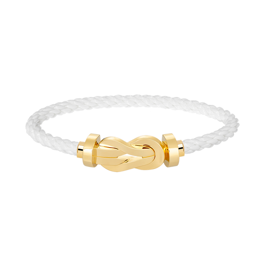 [AuraEcho]CHANCE LARGE 8 FIGURE BUCKLE NO DIAMOND BRACELET GOLD