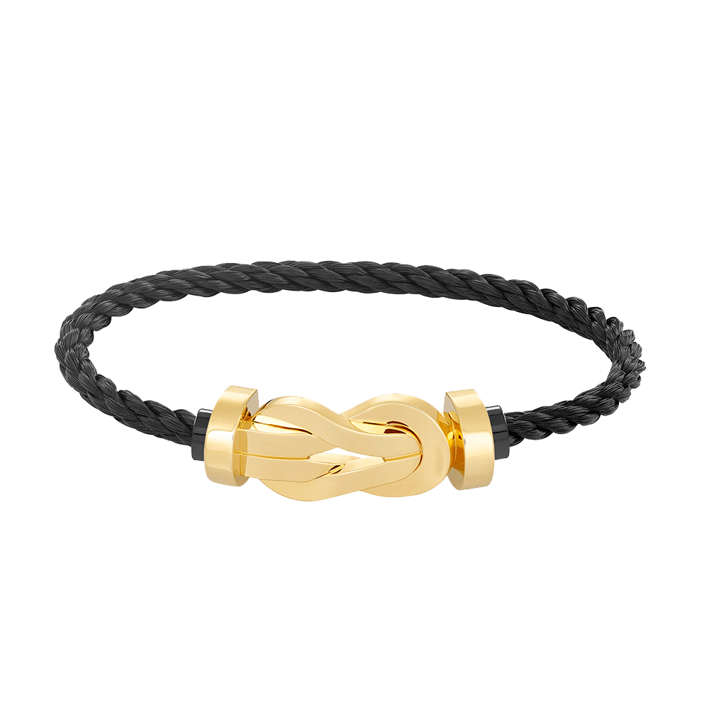 [AuraEcho]CHANCE LARGE 8 FIGURE BUCKLE NO DIAMOND BRACELET GOLD