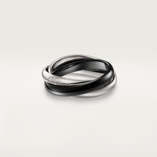 [AuraEcho]TRINITY 3.2MM RING BLACK CERAMIC