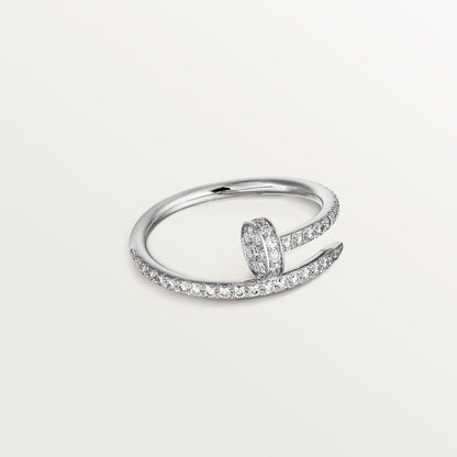[AuraEcho]JUSTE 1.8MM FULL DIAMOND RING