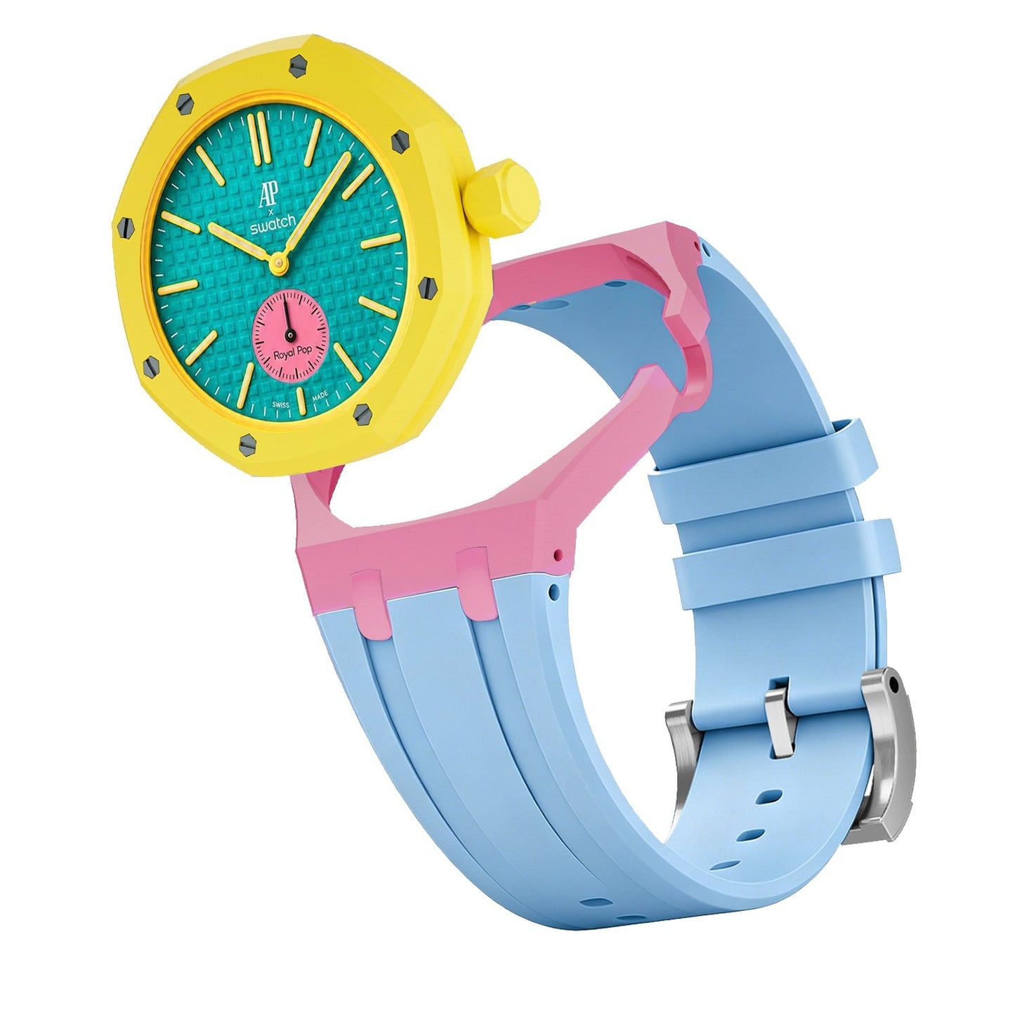 [AuraEcho]Royal Oak Pop Exclusive Bioceramic Case & Silicone Strap Mix Color