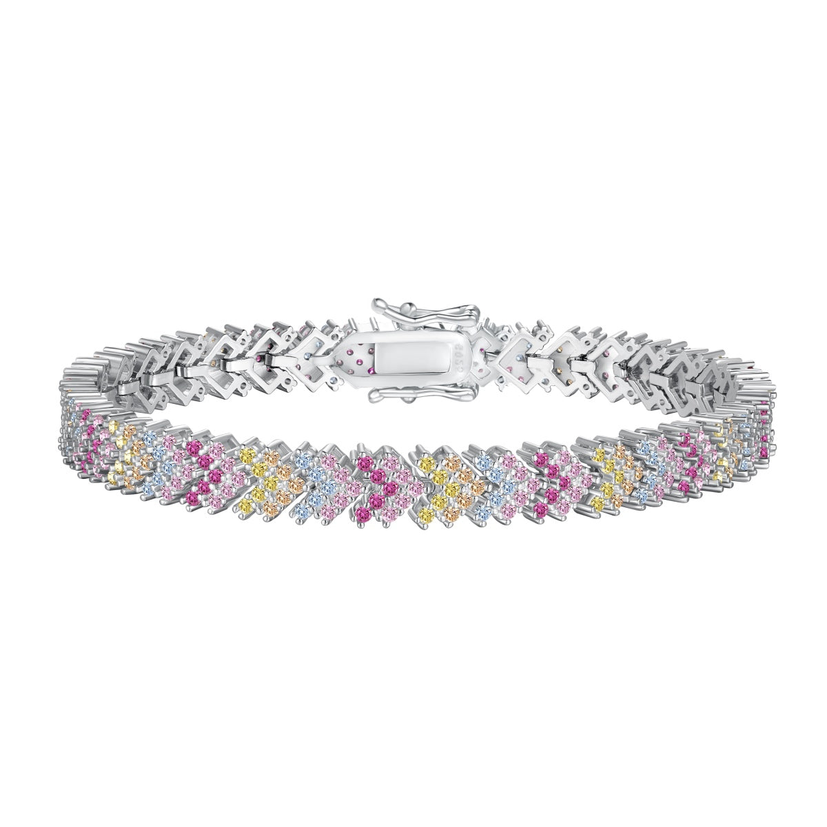 [AuraEcho]Ornate Sparkling Round Cut Party Bracelet