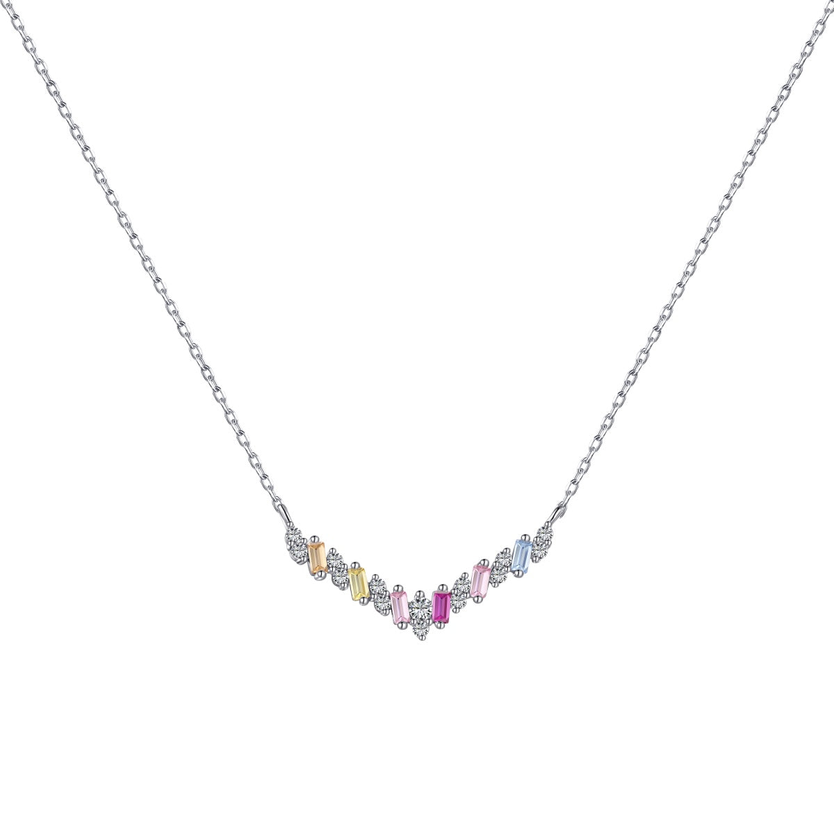 [AuraEcho]Dazzling Rainbow Necklace