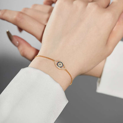 [AuraEcho]Dazzling Eye Shape Necklace