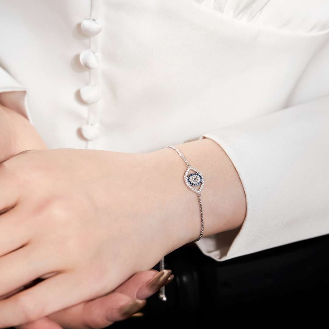 [AuraEcho]Dazzling Eye Shape Necklace