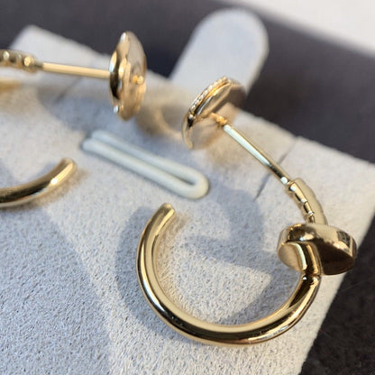 [AuraEcho]JUSTE EARRINGS PINK GOLD