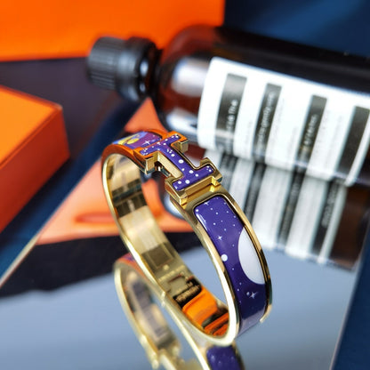 [AuraEcho]H STAR AND MOON BRACELET 12MM