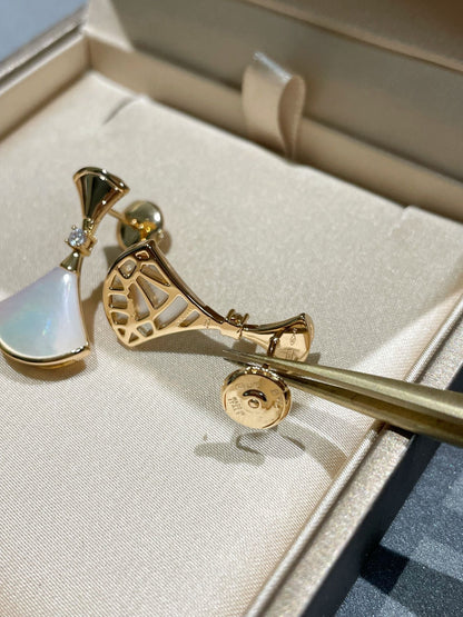 [AuraEcho]DREAM MOP 1 DIAMOND EARRINGS