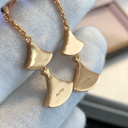 [AuraEcho]DREAM EARRINGS 3 MOTIFS MALACHITE MOP PINK GOLD