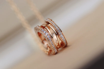 [AuraEcho]ZERO 1 PINK GOLD NECKLACE