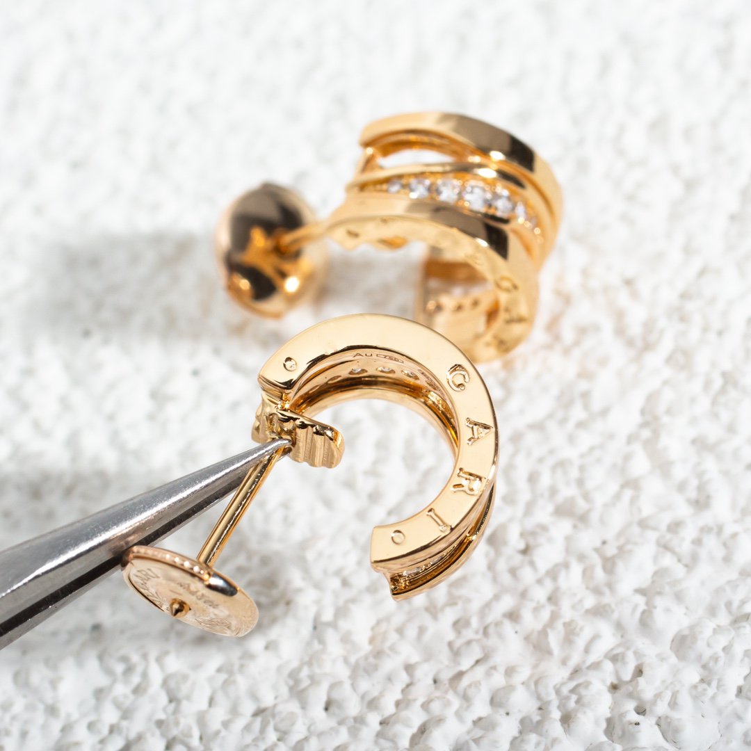 [AuraEcho]ZERO 1 PINK GOLD DIAMONDS EARRINGS