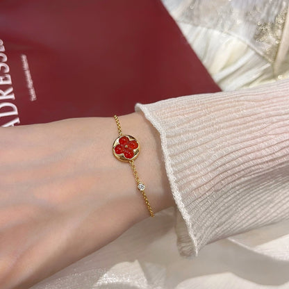 [AuraEcho]SUN PEDANT CARNELIAN BRACELET