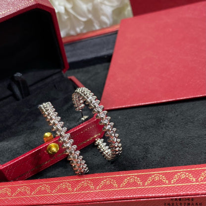 [AuraEcho]CLASH LARGE HOOP EARRINGS