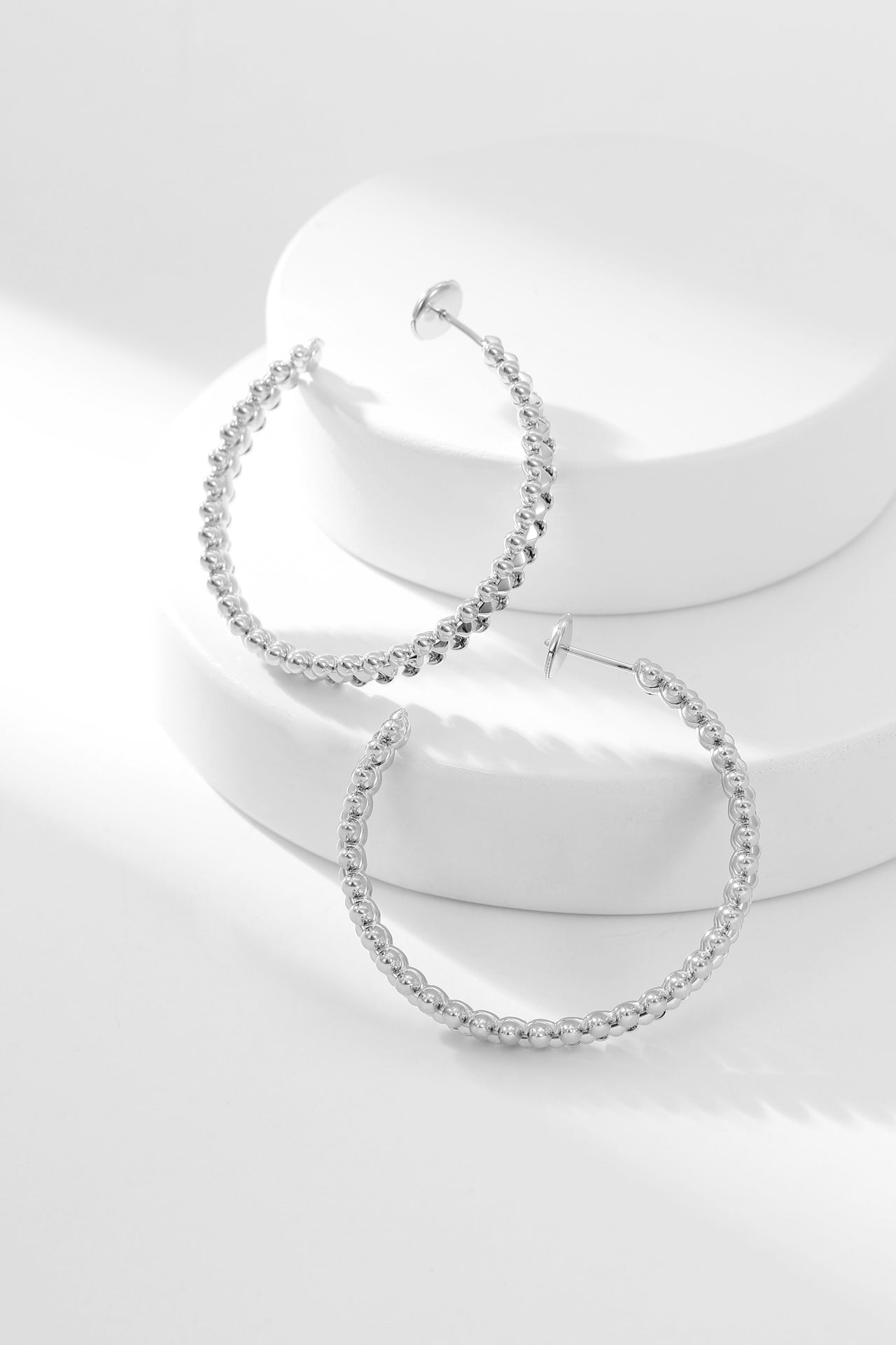 [AuraEcho]CLASH HOOP EARRINGS