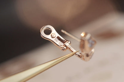 [AuraEcho]SERPENT PINK GOLD DIAMOND EARRINGS