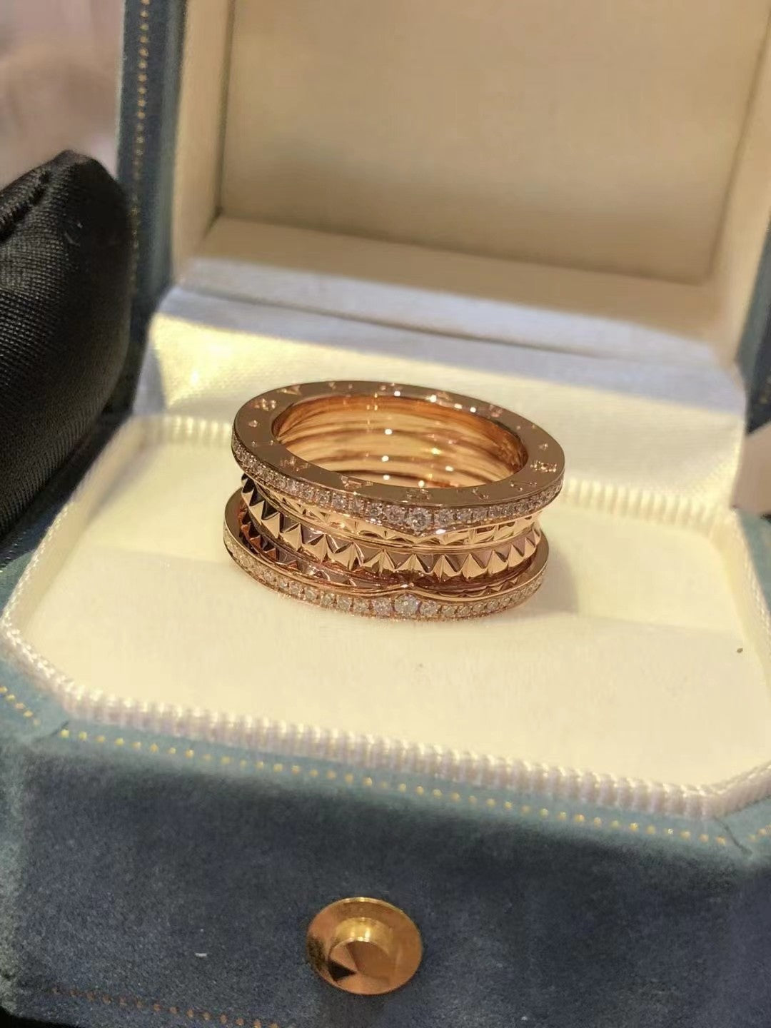 [AuraEcho]ZERO 1 ROCK DIAMOND PINK GOLD