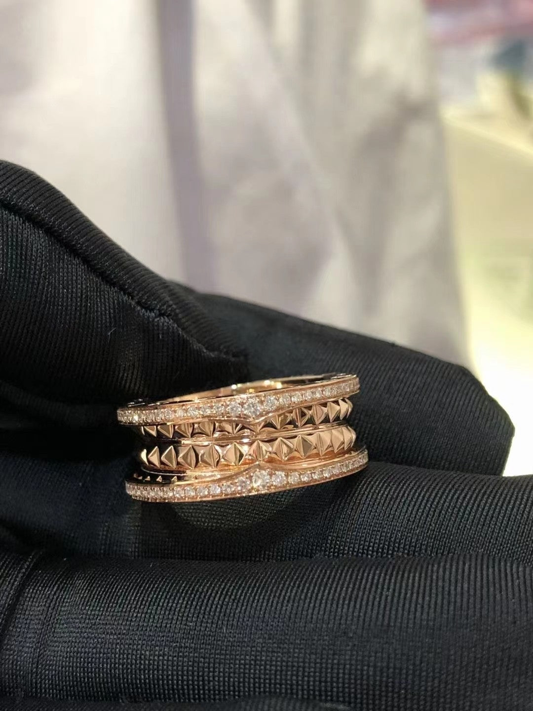 [AuraEcho]ZERO 1 ROCK DIAMOND PINK GOLD