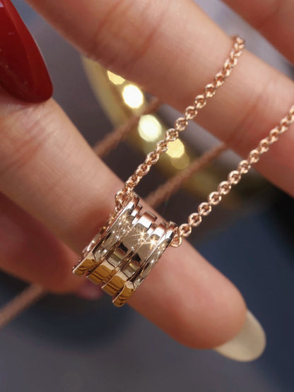 [AuraEcho]ZERO 1 PINK GOLD NECKLACE