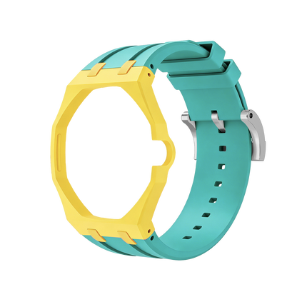 [AuraEcho]Royal Oak Pop Exclusive Bioceramic Case & Silicone Strap Mix Color
