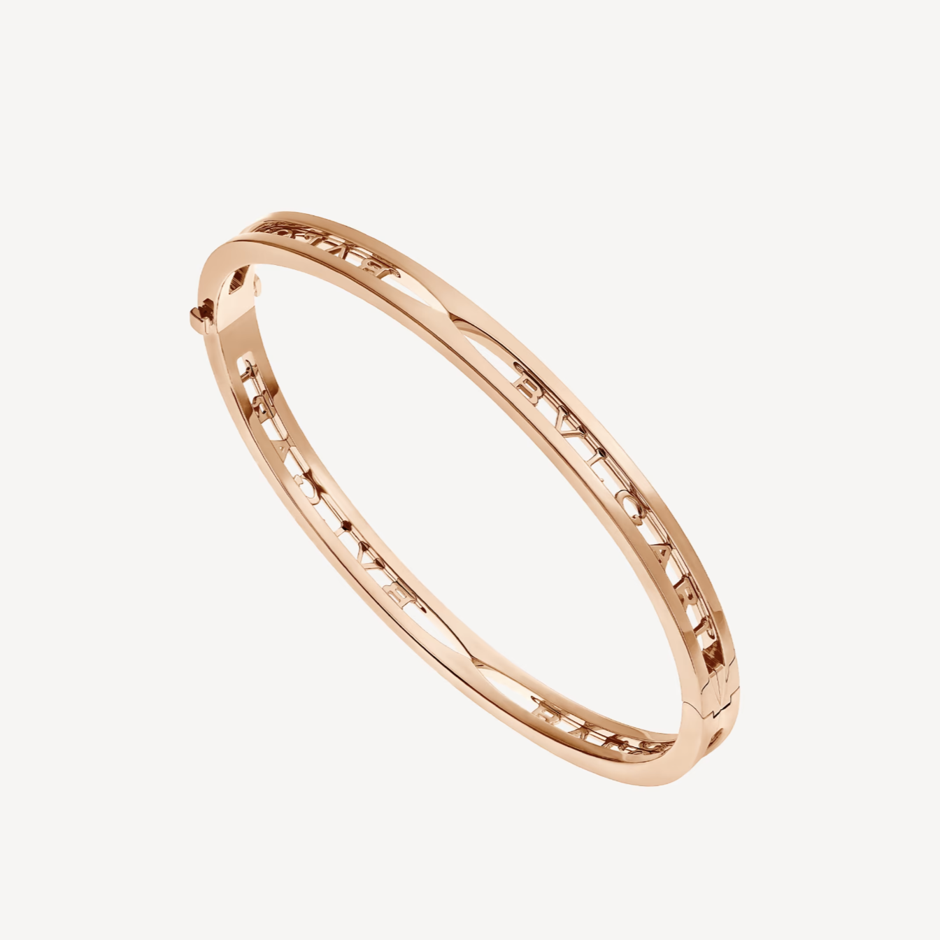 [AuraEcho]ZERO 1 SPIRAL LOGO PINK GOLD BRACELET