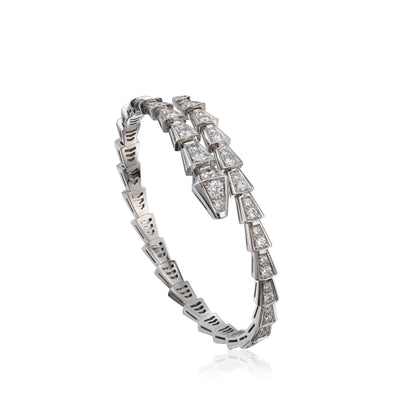 [AuraEcho]SERPENTI BRACELET 6MM SILVER DIAMOND