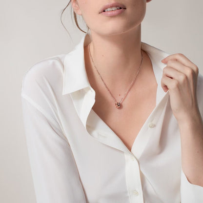 [AuraEcho]LOVE 6 DIAMOND PENDANT NECKLACE