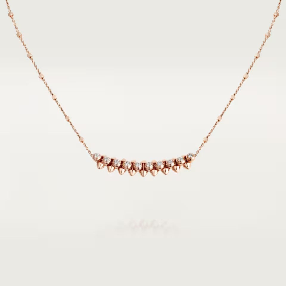 [AuraEcho]CLASH  MEDIUM DIAMOND NECKLACE
