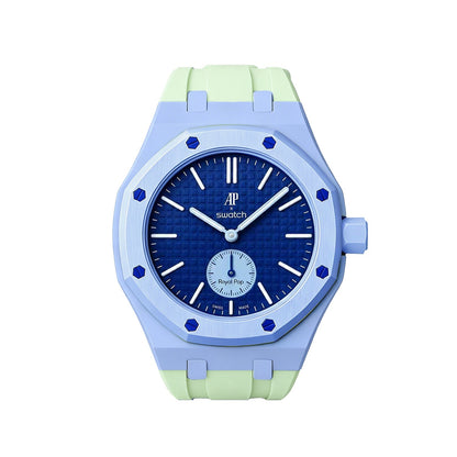 [AuraEcho]Royal Oak Pop Exclusive Bioceramic Case & Silicone Strap Mix Color