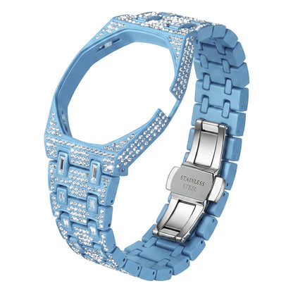 [AuraEcho]Royal Oak Pop Exclusive Bioceramic Case & Bioceramic Strap Full Diamond