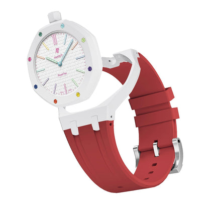 [AuraEcho]Royal Oak Pop Exclusive Bioceramic Case & Silicone Strap Mix Color