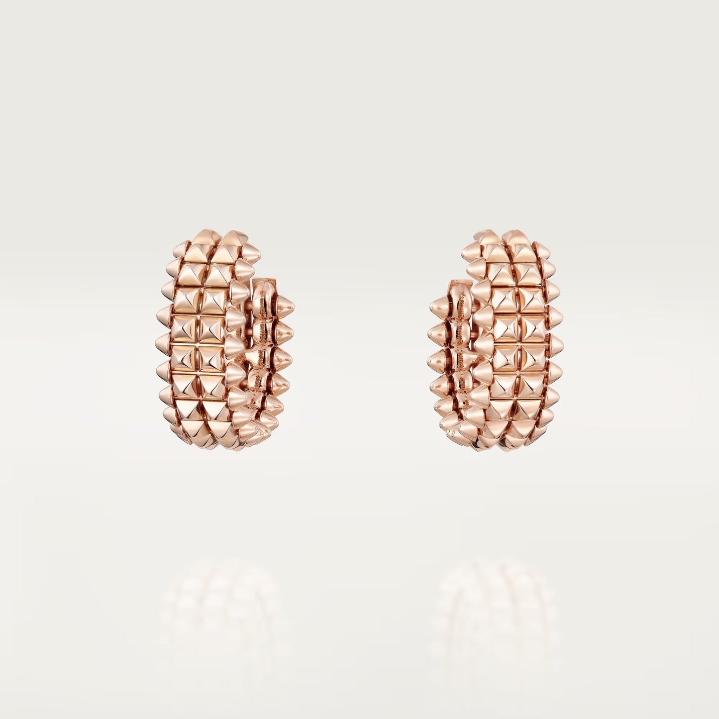 [AuraEcho]CLASH 9.2MM DOUBLE ROW EARRINGS