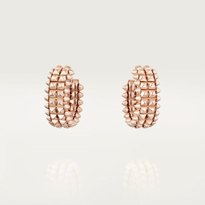 [AuraEcho]CLASH 9.2MM DOUBLE ROW EARRINGS