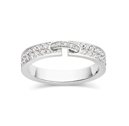 [AuraEcho]ALLIANCE LIENS VIDENCE PAVED DIAMOND 4MM RING