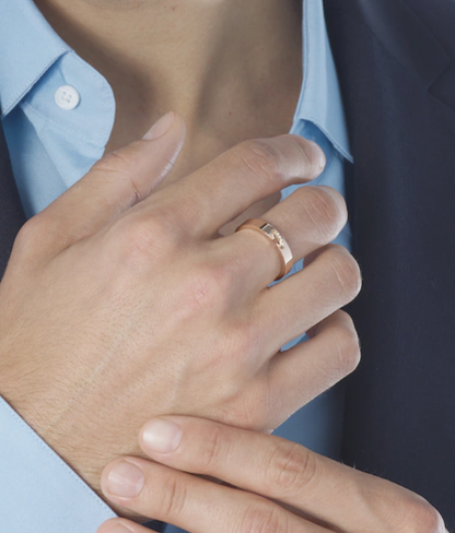 [AuraEcho]ALLIANCE LIENS VIDENCE DIAMOND 4MM RING