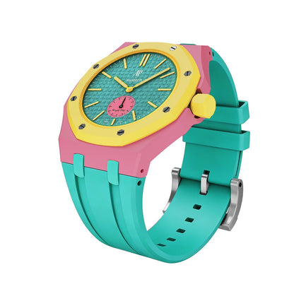 [AuraEcho]Royal Oak Pop Exclusive Bioceramic Case & Silicone Strap Mix Color