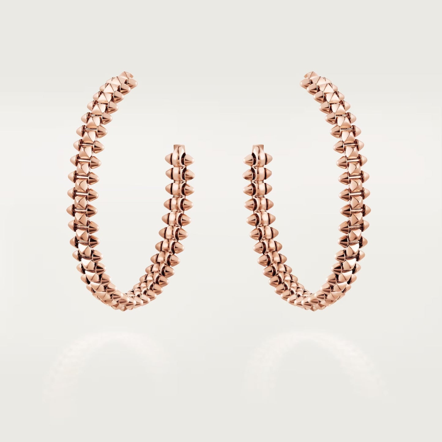 [AuraEcho]CLASH HOOP LARGE EARRINGS