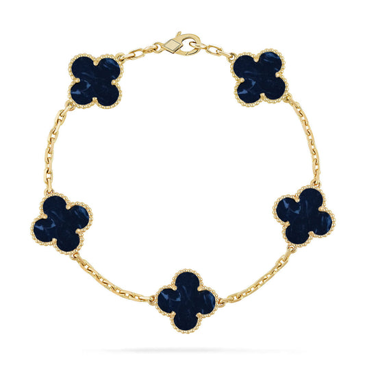 [AuraEcho]CLOVER 5 MOTIF PIETERSITE BRACELET COLLECTION