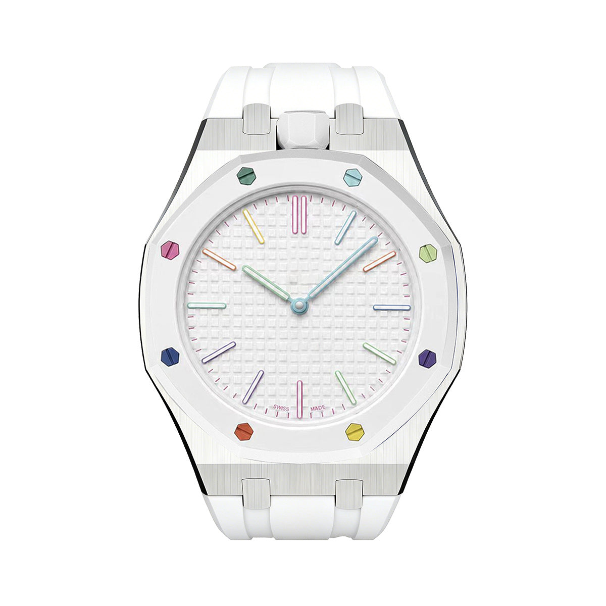 [AuraEcho]Royal Oak Pop Exclusive Steel Case & Silicone strap(Only Strap)