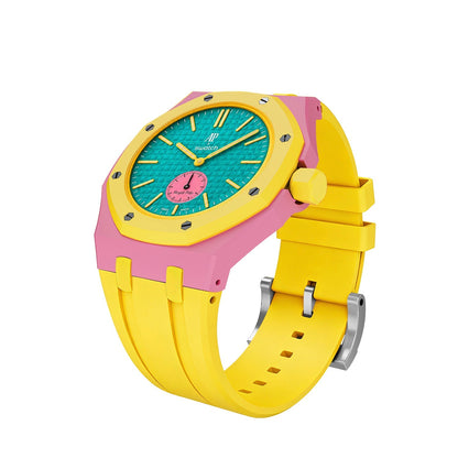 [AuraEcho]Royal Oak Pop Exclusive Bioceramic Case & Silicone Strap Mix Color