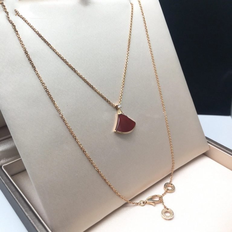 [AuraEcho]DREAM NECKLACE CARNELIAN 1 DIAMOND