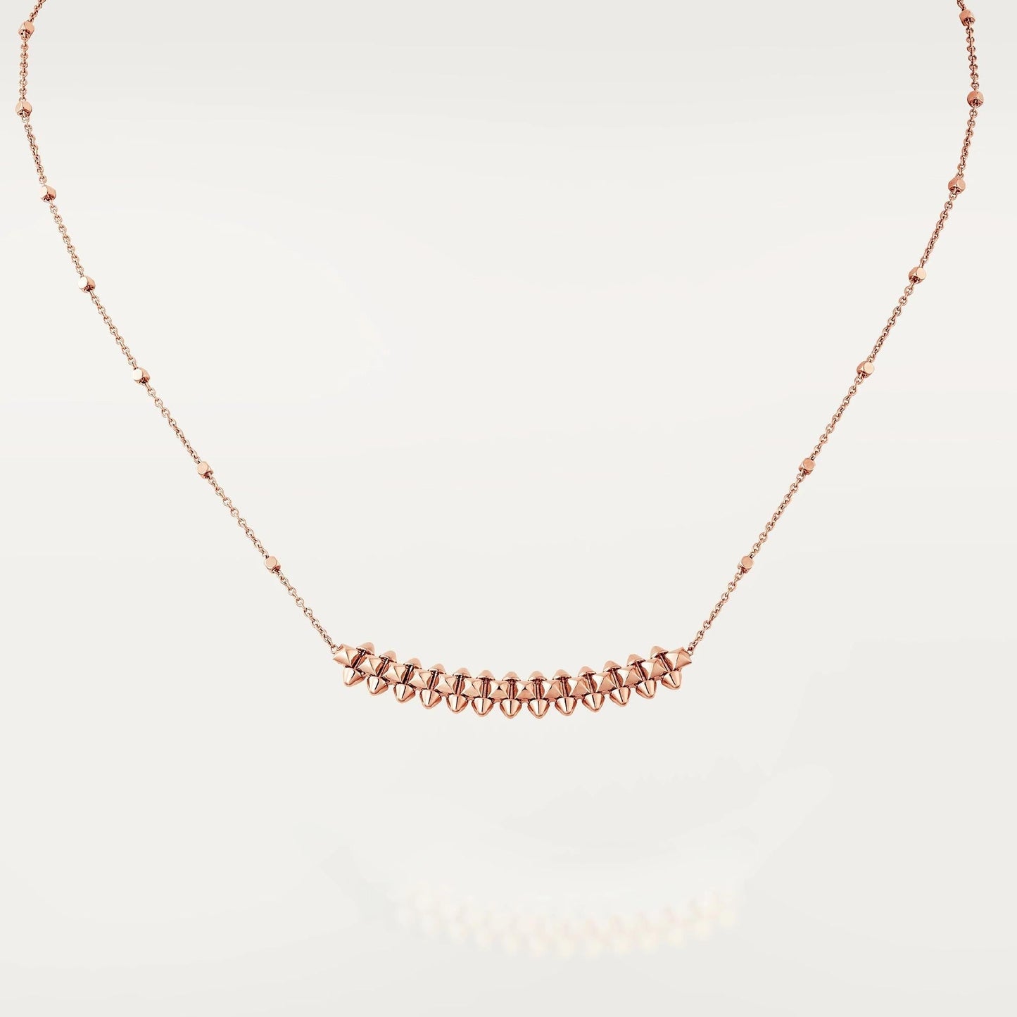 [AuraEcho]CLASH PINK GOLD NECKLACE