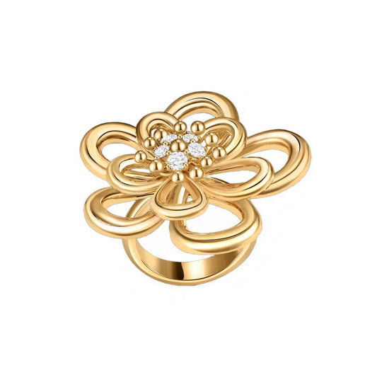 [AuraEcho] FLOWERLACE RING 5 DIAMONDS