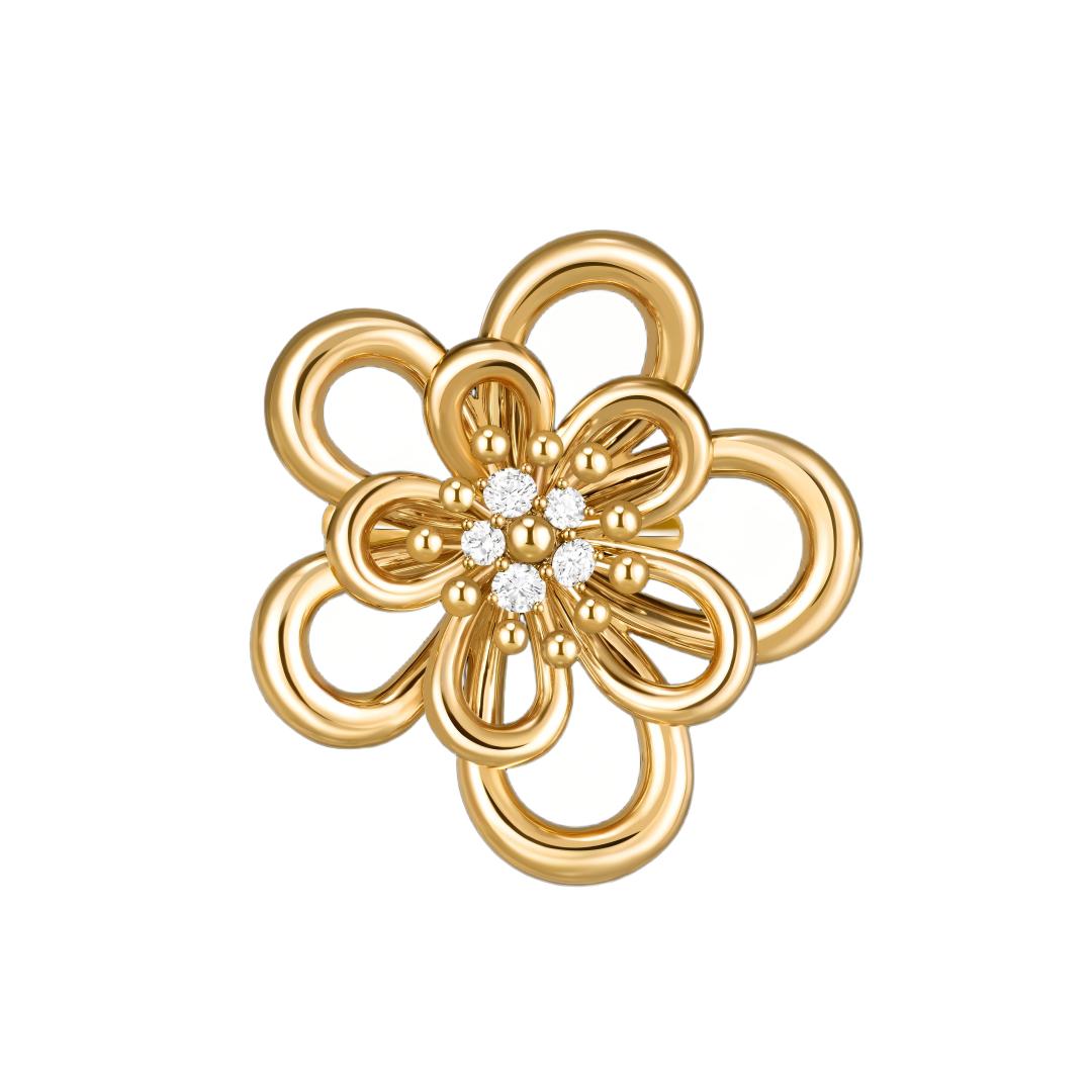 [AuraEcho] FLOWERLACE RING 5 DIAMONDS