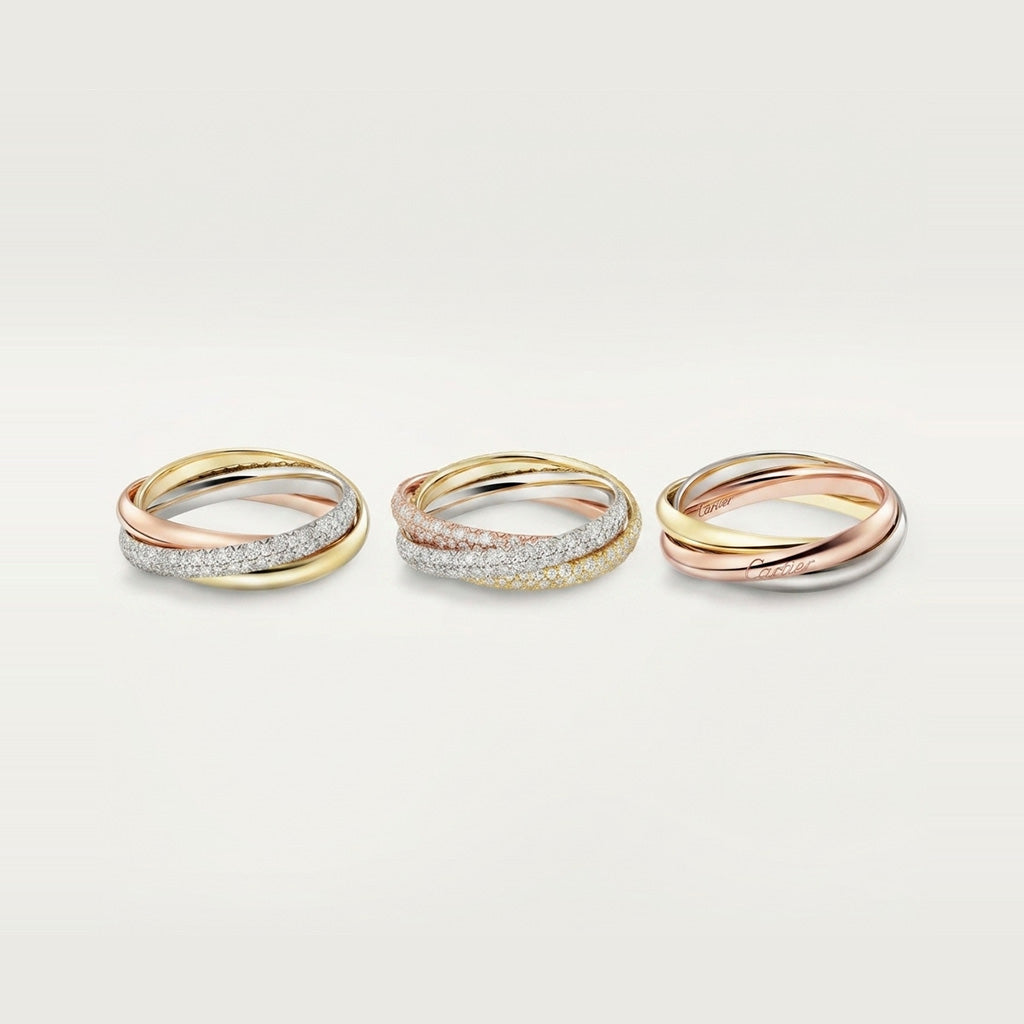 [AuraEcho]TRINITY 2.5MM RING COLLECTION