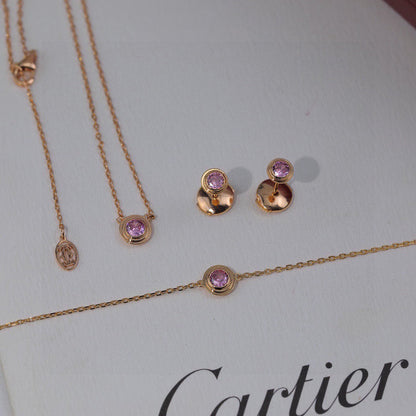 [AuraEcho]DAMOUR PING DIAMOND EARRINGS