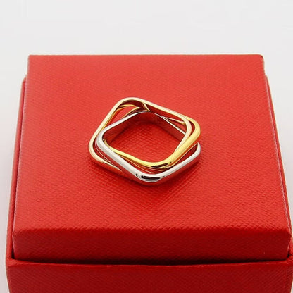 [AuraEcho]TRINITY 3.5MM CUSHION RING COLLECTION