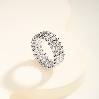 [AuraEcho]CLASH 9.2MM DOUBLE ROW RING