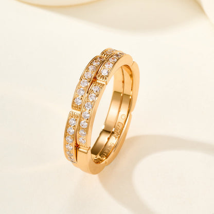 [AuraEcho]MAILLON PANTHERE DIAMOND RING