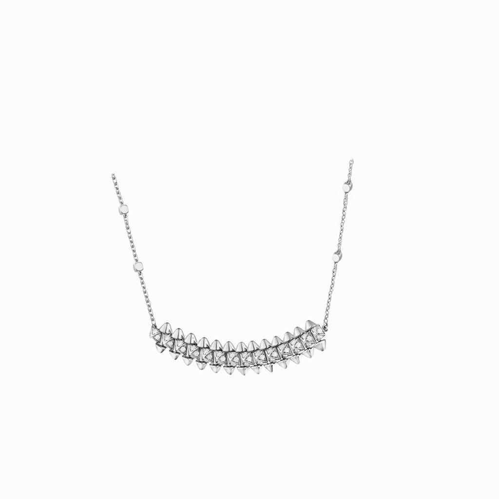 [AuraEcho]CLASH  SMALL FULL DIAMOND NECKLACE