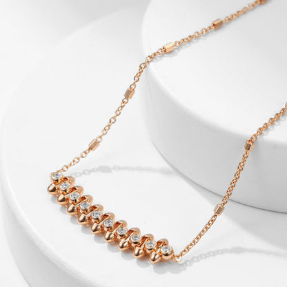 [AuraEcho]CLASH  MEDIUM DIAMOND NECKLACE